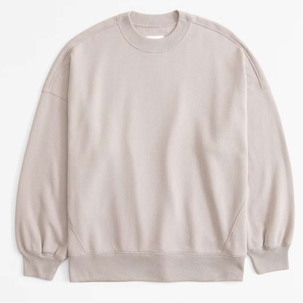 Abercrombie & Fitch Soft A&F Essentials Long Sleeve Sweatshirt Size Med - Picture 1 of 7